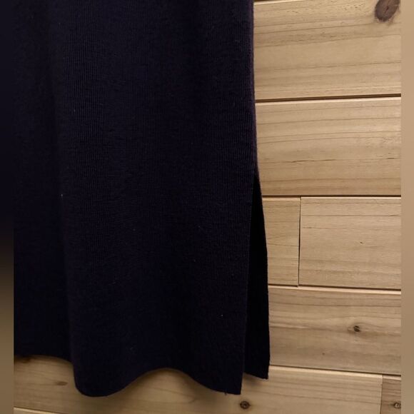 Vintage Talbots Size Medium Eggplant Purple Merino Wool  Maxi Dress - Picture 5 of 12